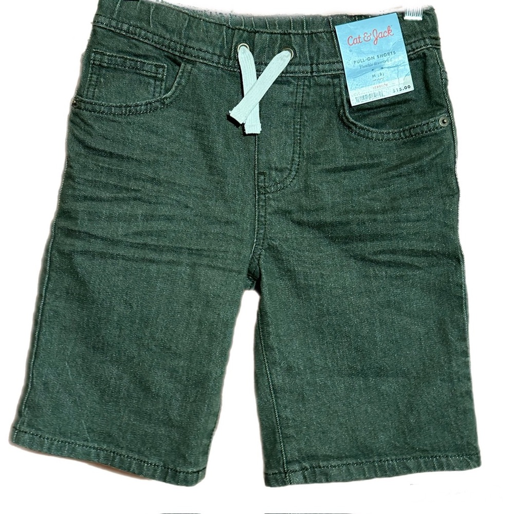 Cat & Jack Olive Pull-On Shorts NWT size M(8)